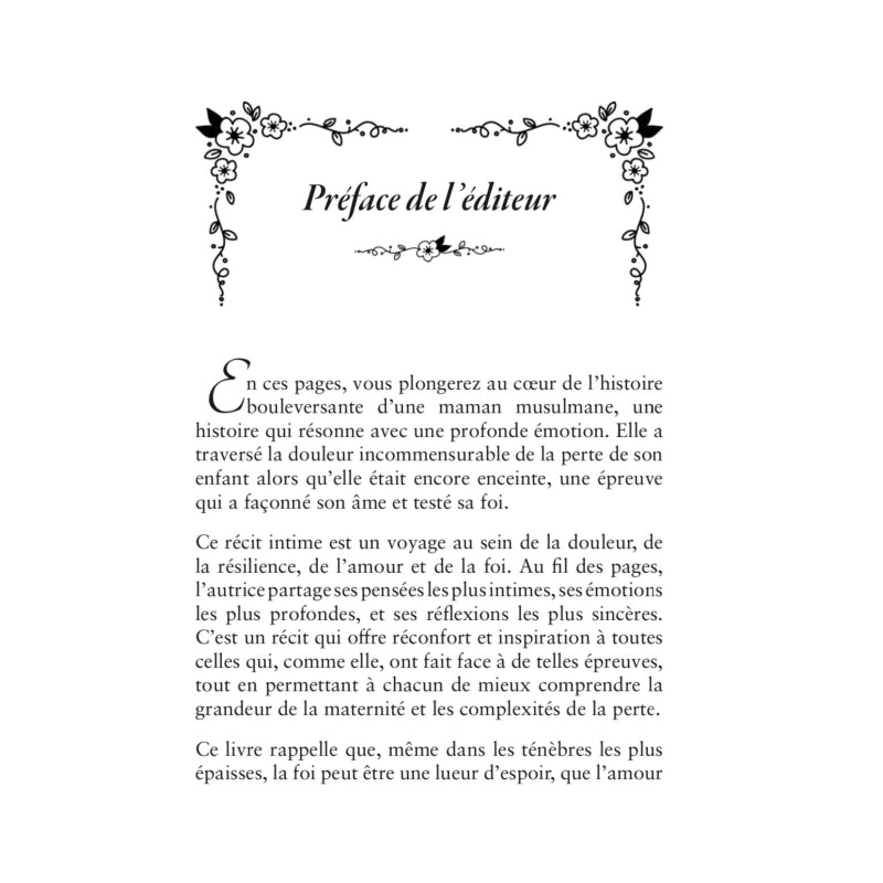 Mon bébé parti trop tôt | Éditions Al Imam