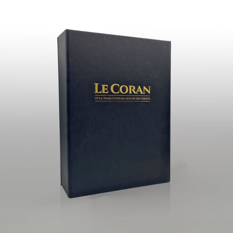 Le Coran et la traduction des sens en français - coffret grand format – MuslimLivres.be