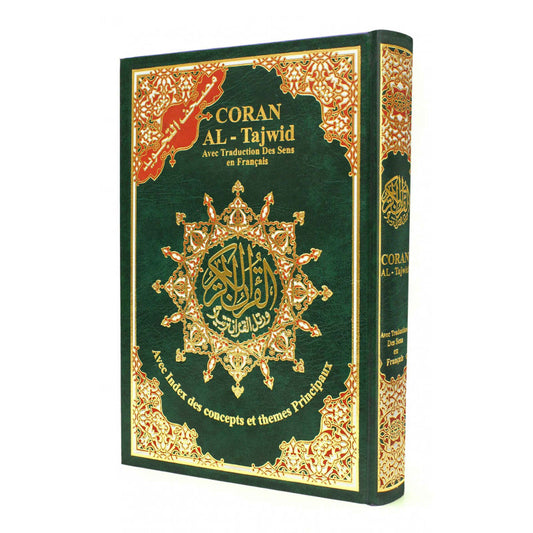 Coran tajwid arabe et français : index des thèmes, 17 × 24 cm