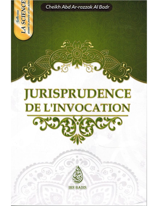 Jurisprudence de l'invocation – MuslimLivres.be
