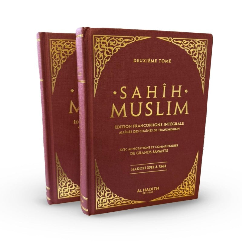 SAHIH MUSLIM,  édition francophone intégrale - 2 VOLUMES
