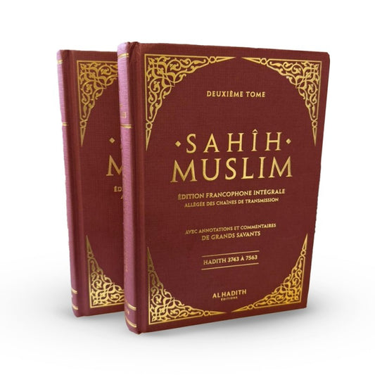 SAHIH MUSLIM,  édition francophone intégrale - 2 VOLUMES