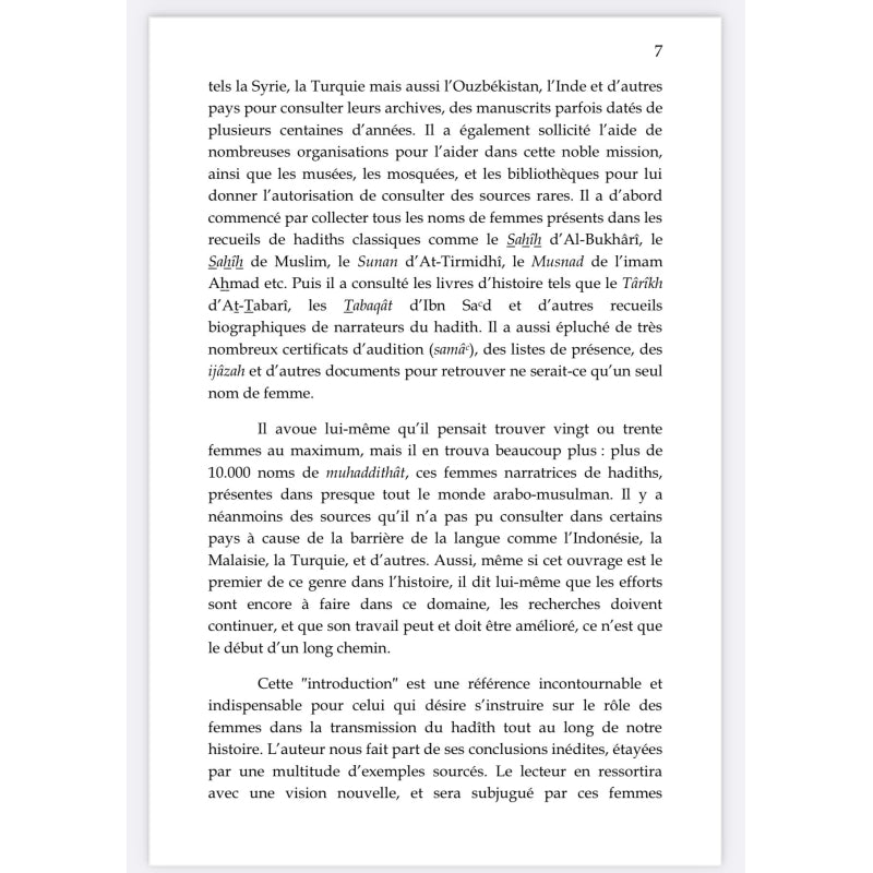 Les femmes savantes du Hadith, Al Muhaddithat | Éditions Al Imam
